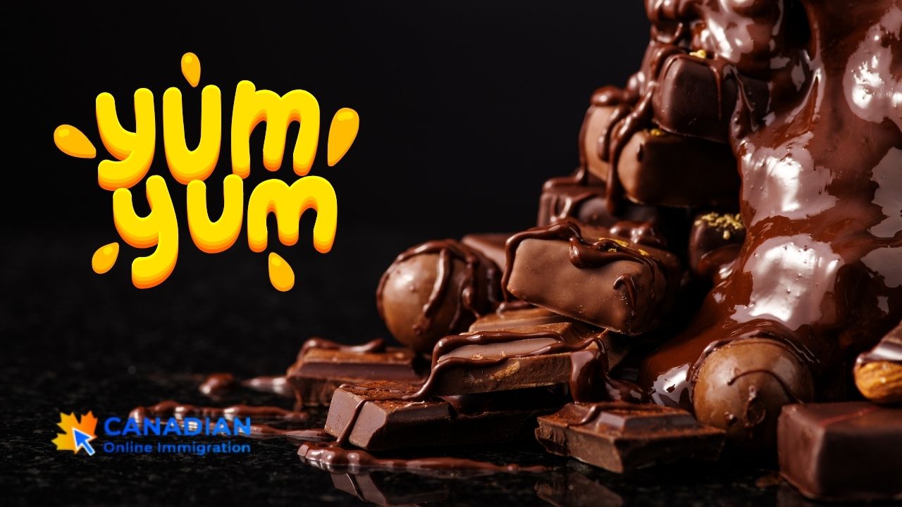 can you mail chocolate from canada to us